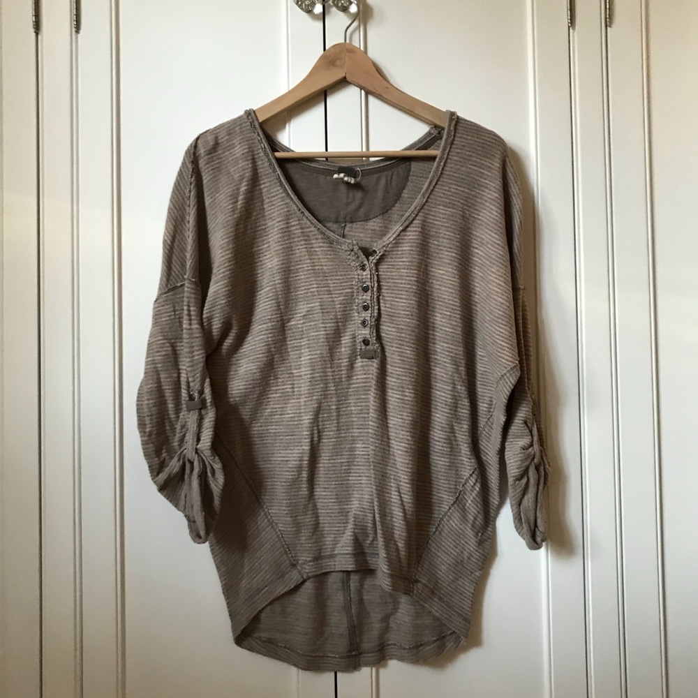 Free People 3/4 Sleeve